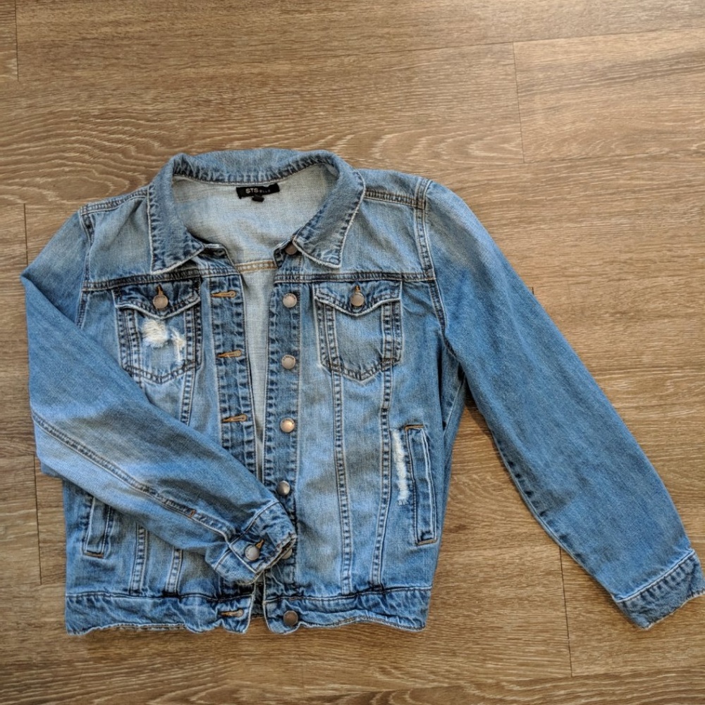 Distressed Jean Jacket